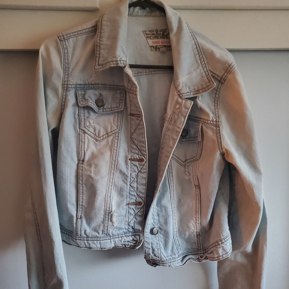 Hot kiss juniors jean jacket